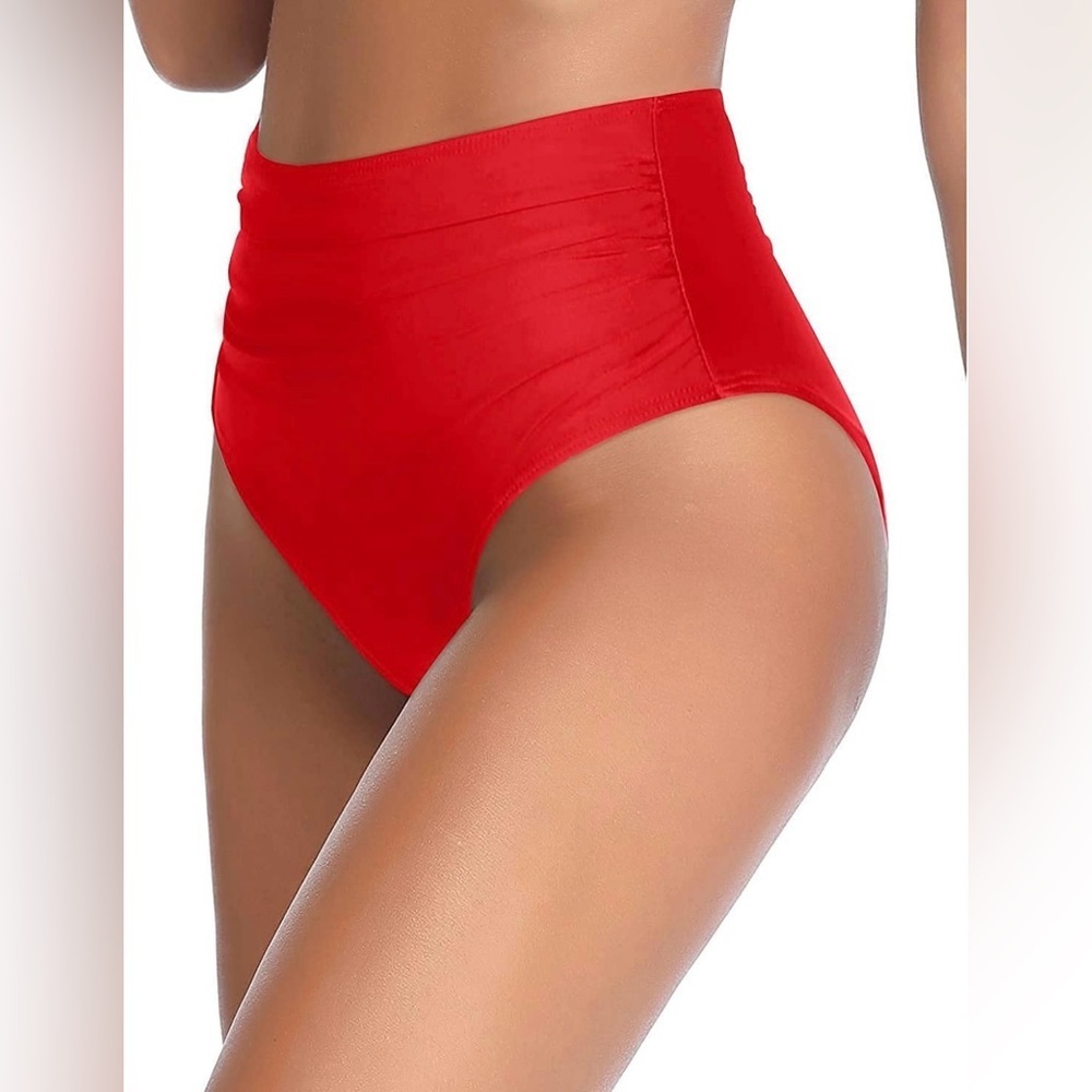 Tempt Me Women's High Waisted Bikini Bottom Small - Picture 3 of 9